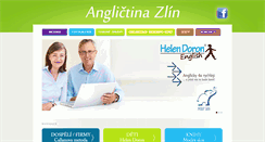 Desktop Screenshot of anglictinazlin.cz